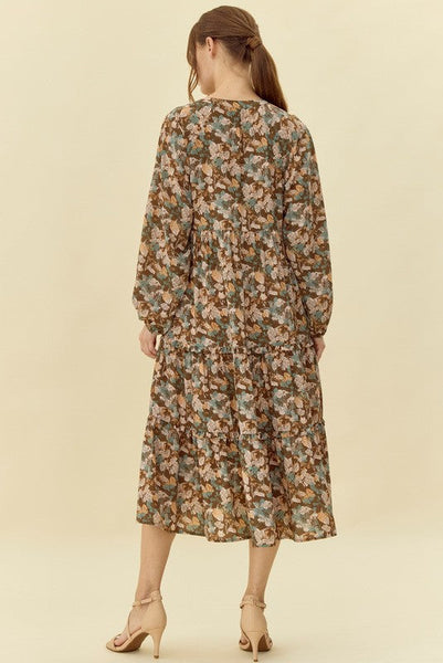 Flower Power Midi Dress