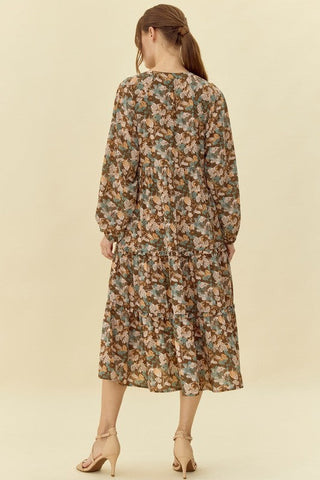 Flower Power Midi Dress