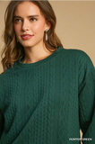 Jacquard Pullover Top