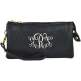 Monogrammable Three Compartments Crossbody Bag