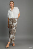 Metalic Wide Pants