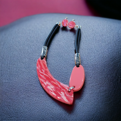 Pink Necklace Set