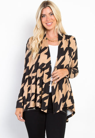 Houndstooth Cardigan