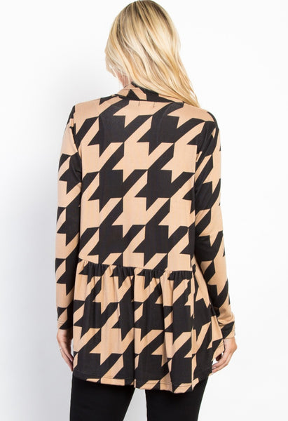 Houndstooth Cardigan