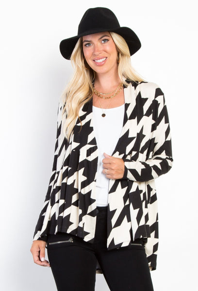 Houndstooth Cardigan