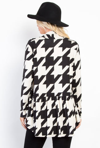 Houndstooth Cardigan