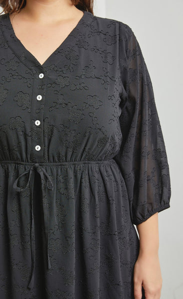 Plus Black Maxi Dress