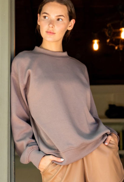 Scuba Mock Neck Pullover