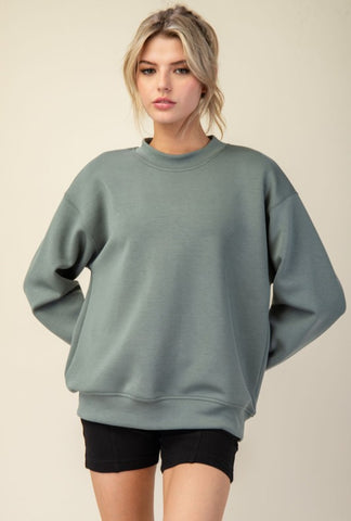 Scuba Mock Neck Pullover