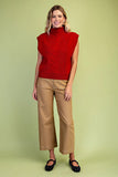 Roll Neck Sweater Vest