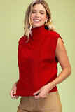 Roll Neck Sweater Vest