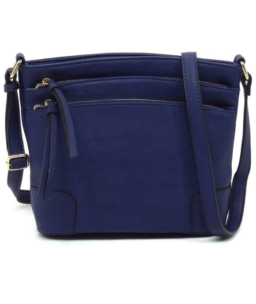 Multi Zip Pocket Crossbody