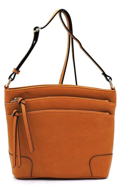 Multi Zip Pocket Crossbody