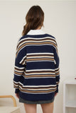 Stripe Pull-Over  Sweater