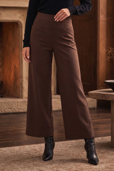 Wide Leg Pull On Crop