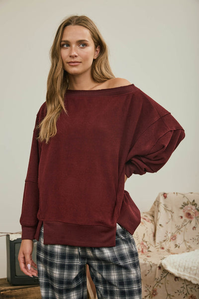 Off Shoulder Sweater