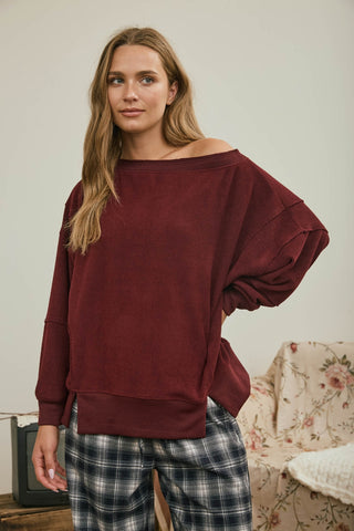 Off Shoulder Sweater