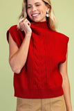 Roll Neck Sweater Vest