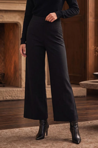Wide Leg Pull On Crop