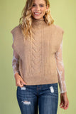 Roll Neck Sweater Vest