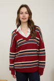 Stripe Pull-Over  Sweater