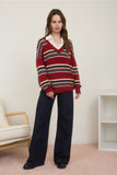 Stripe Pull-Over  Sweater