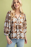 Retro Bloom Blouse