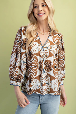 Retro Bloom Blouse