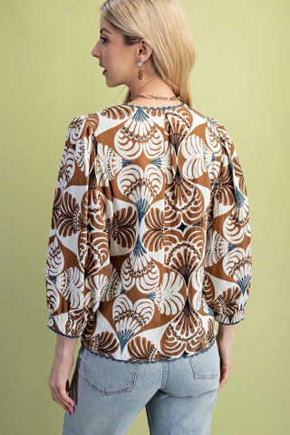 Retro Bloom Blouse