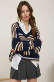 Stripe Pull-Over  Sweater
