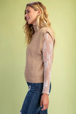 Roll Neck Sweater Vest