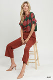 Corduroy Boot Cut Pants