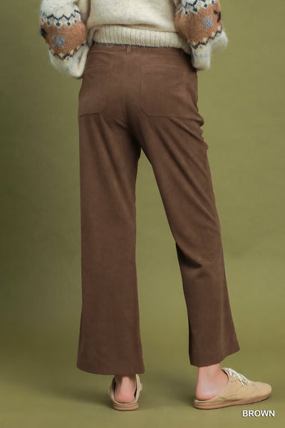 Corduroy Boot Cut Pants