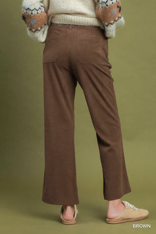 Corduroy Boot Cut Pants