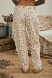 Floral Ecru Denim