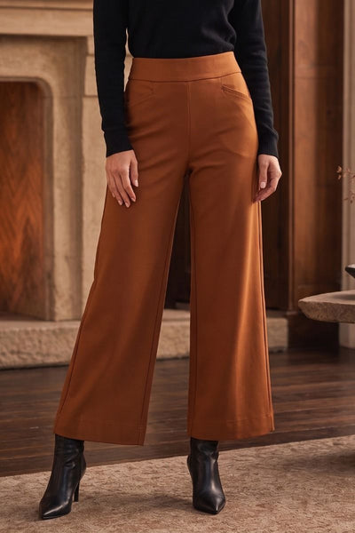 Wide Leg Pull On Crop