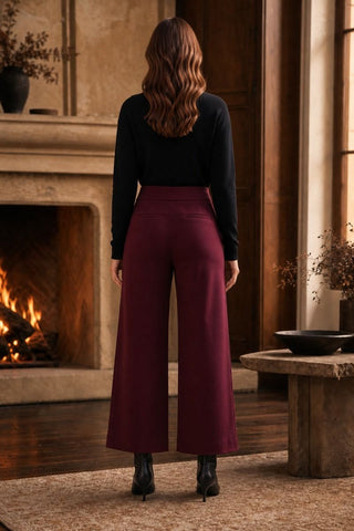 Wide Leg Pull On Crop