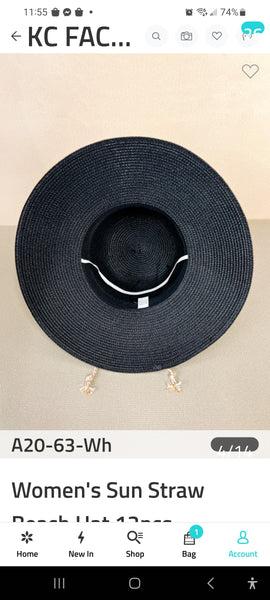 Women’s Sun Straw Beach Hat