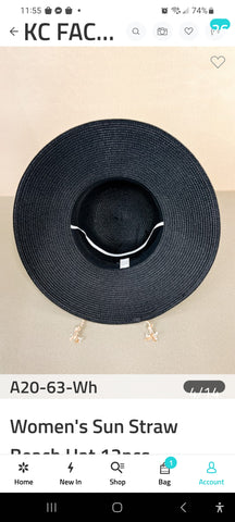Women’s Sun Straw Beach Hat