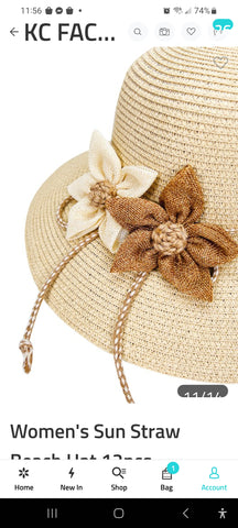 Women’s Sun Straw Beach Hat