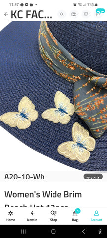 Women’s Wide Brim Beach Hat